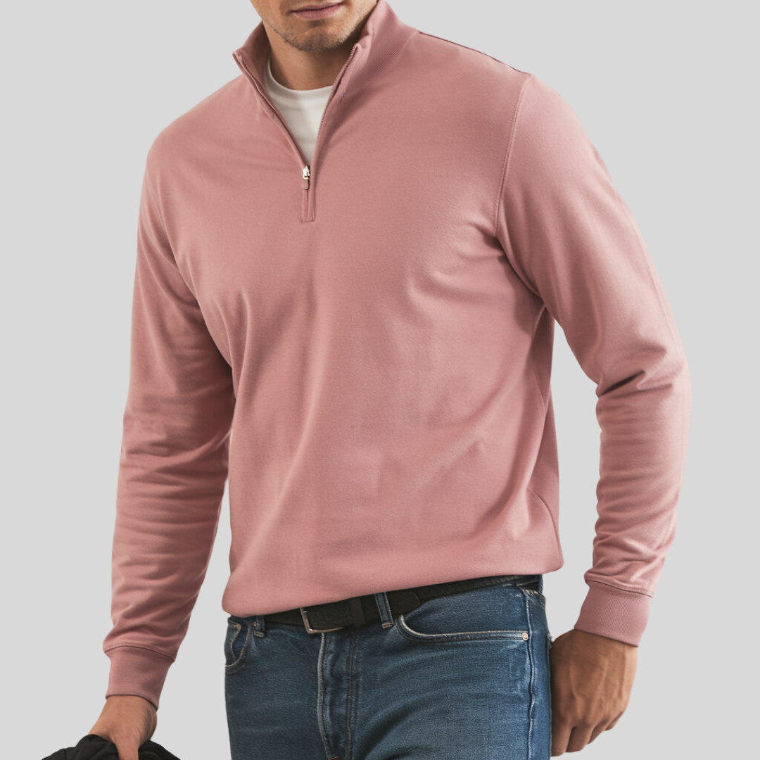 MIROVA™ | Maglione classico con mezza zip