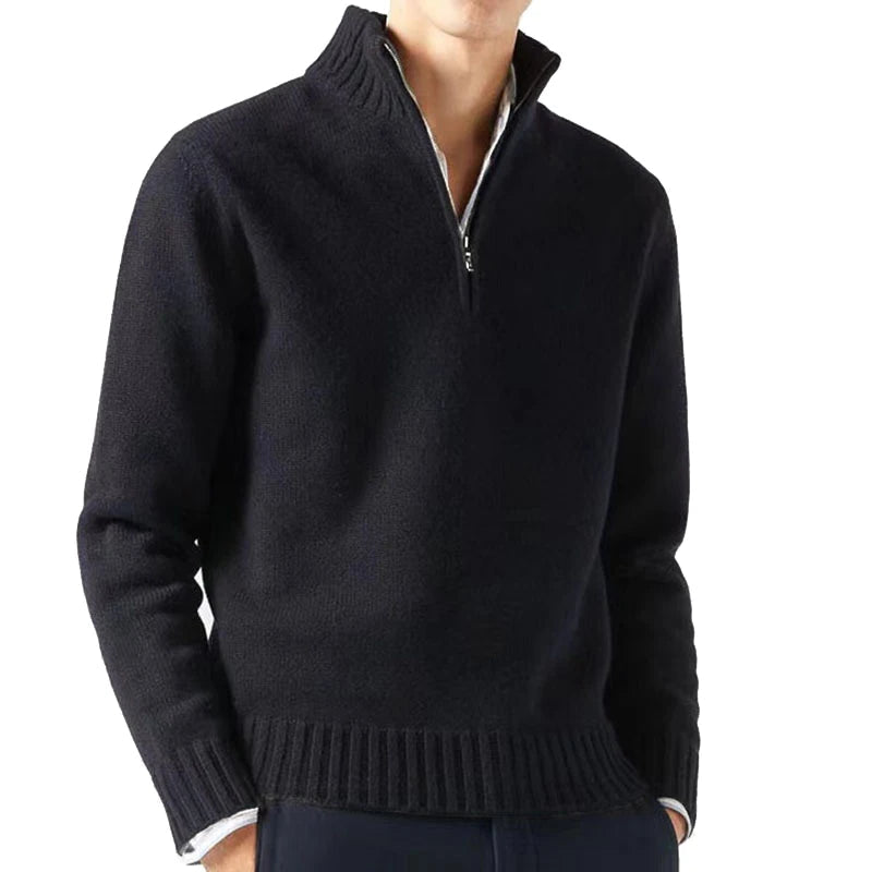 MIROVA™ | Maglione a mezza zip in cashmere