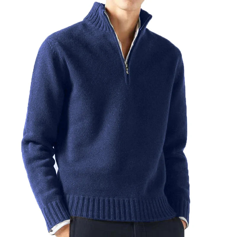 MIROVA™ | Maglione a mezza zip in cashmere