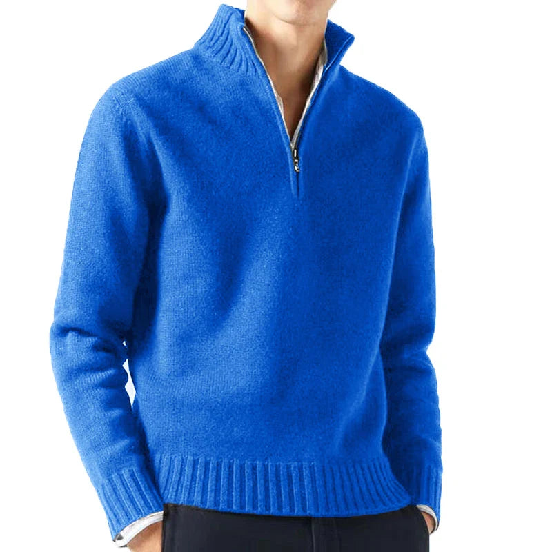 MIROVA™ | Maglione a mezza zip in cashmere